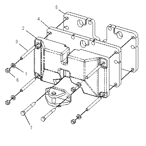 COUNTERWEIGHT GP-REAR 1122258 CAT
