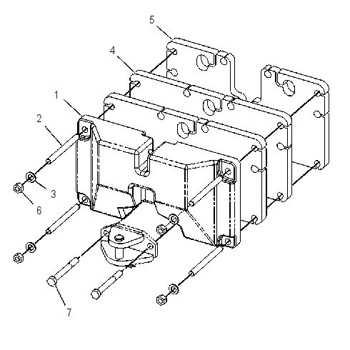 COUNTERWEIGHT GP-REAR 1122259 CAT
