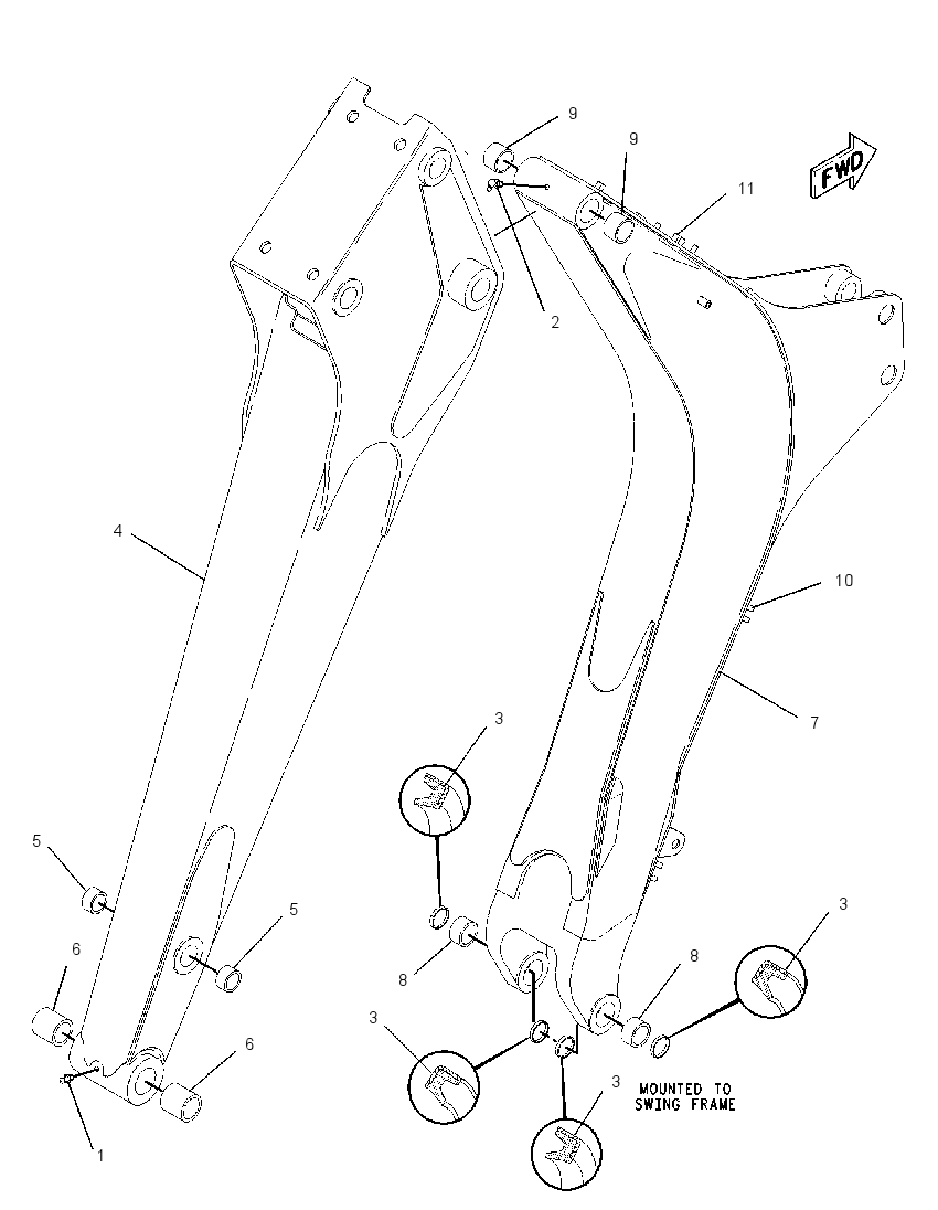 BACKHOE GP-STANDARD STICK 1122615 CAT