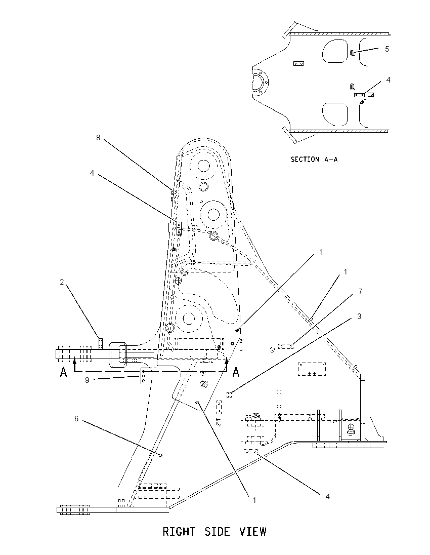 FRAME AS-FRONT 2Q7970 CAT