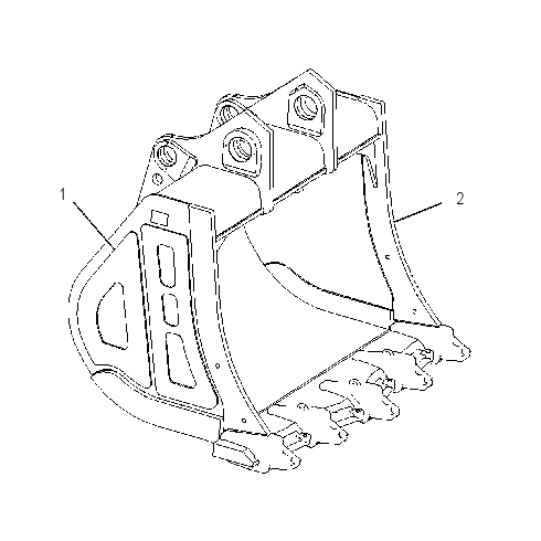 BUCKET AS-MASS EXCAVATOR 1391156 CAT
