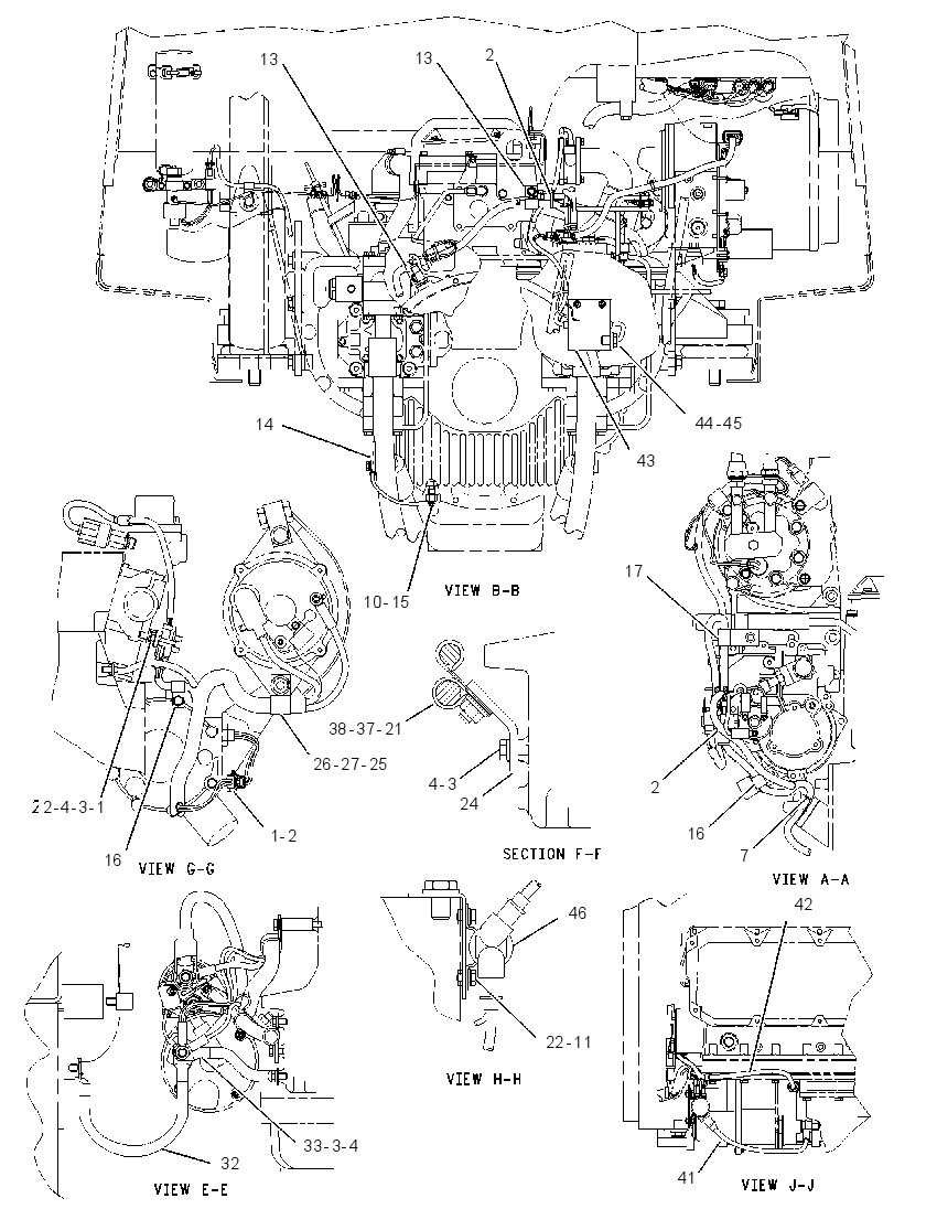 WIRING GP-ENGINE & XMSN 1125028 CAT
