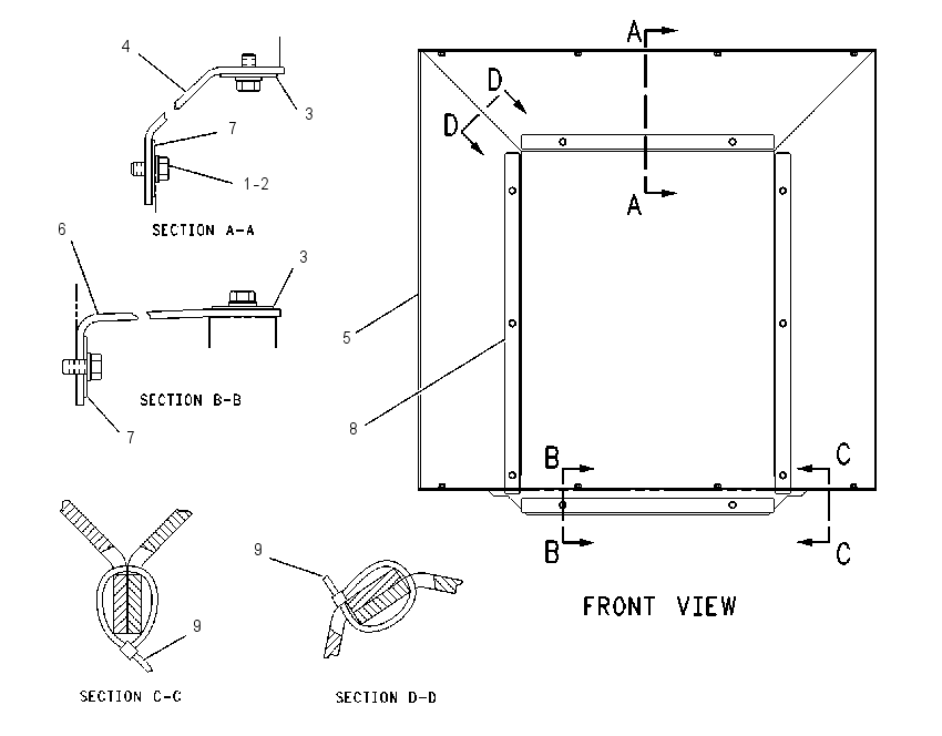 BAFFLE GP-RADIATOR 1367904 CAT