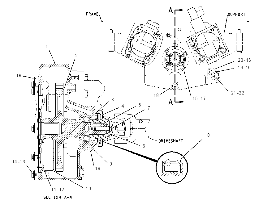 DRIVE GP-HYDROSTATIC 1090535 CAT