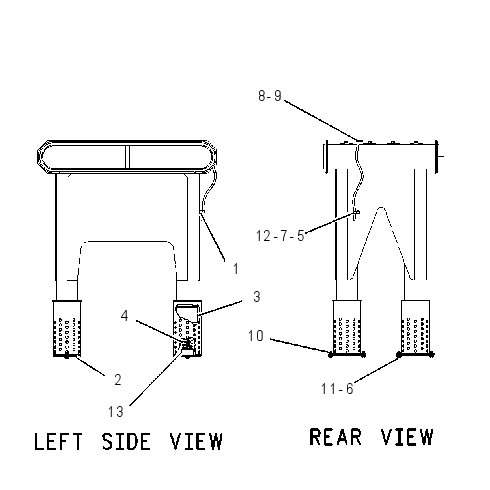 BAFFLE GP-HYDRAULIC TANK 1400988 CAT