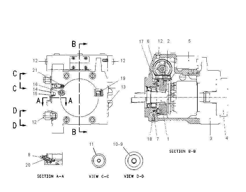 PUMP GP-SWING 1375022 CAT