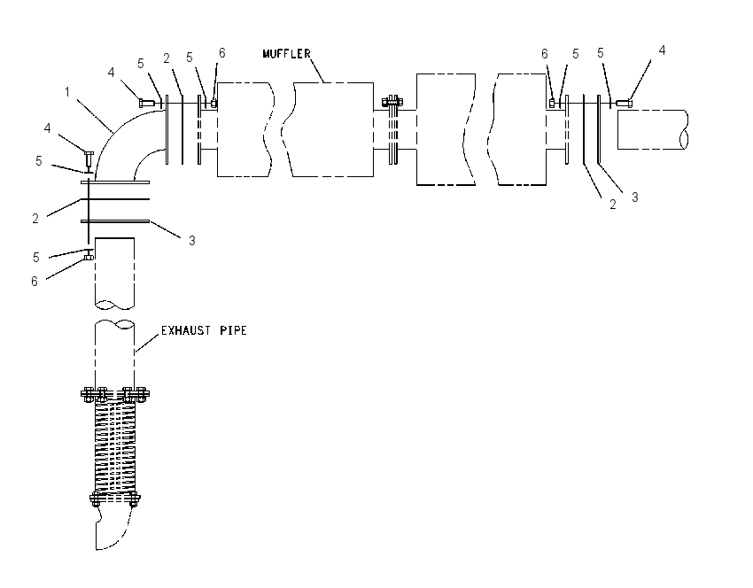 MOUNTING GP-MUFFLER 1454938 CAT
