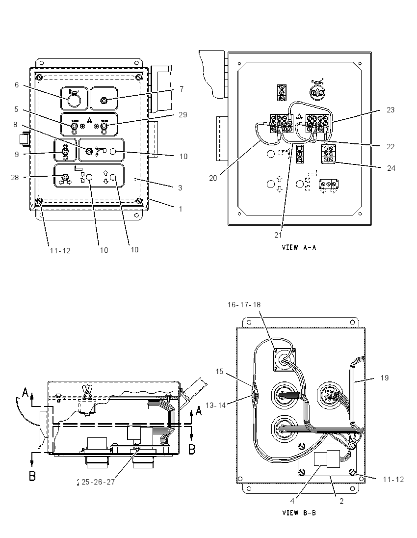 BOX GP-SCREED CONTROL 1443500 CAT