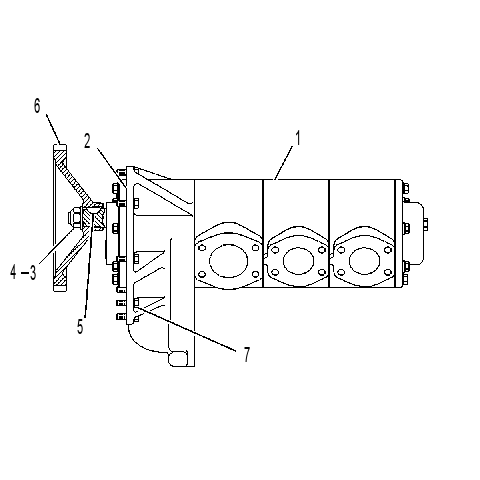 PUMP & DRIVE GP-GEAR 1415866 CAT