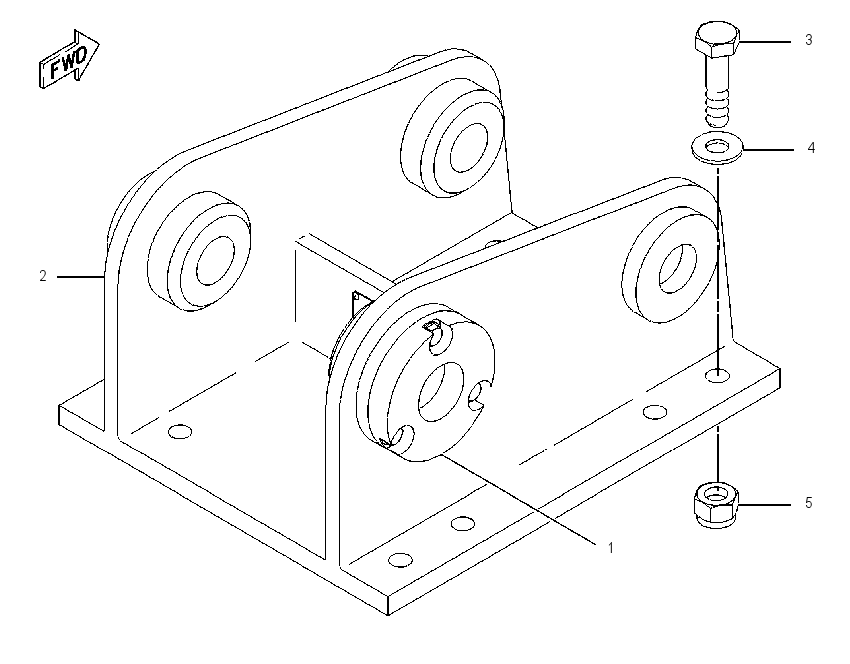 MOUNTING GP-HAMMER 1311753 CAT