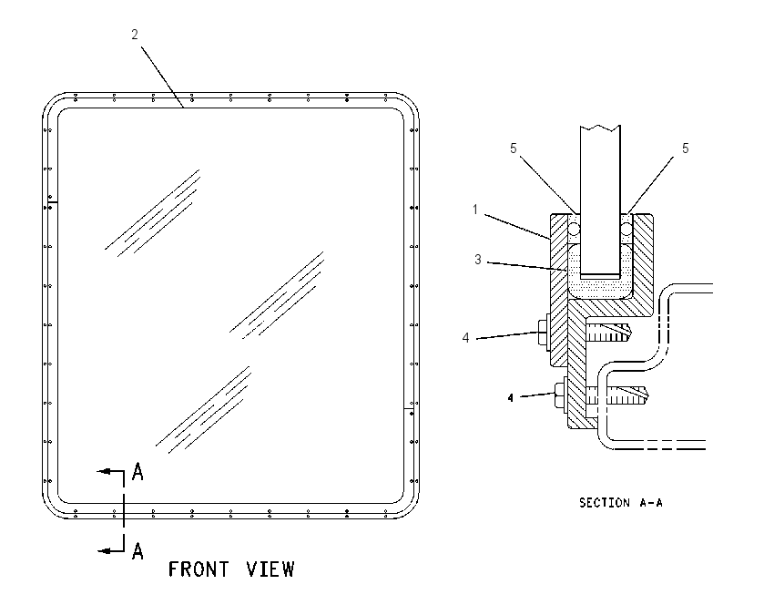 WINDOW GP-FRONT 8Y6949 CAT