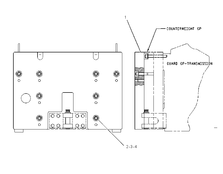 Противовес 1Z0847 CAT