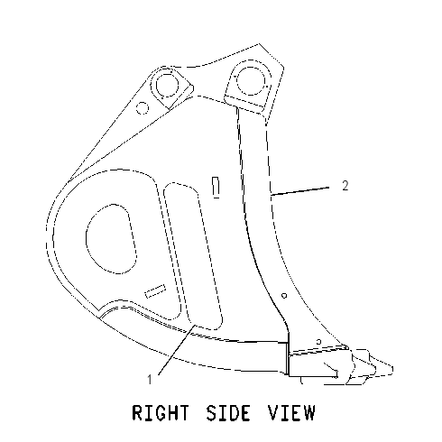 BUCKET AS-MASS EXCAVATOR 1345914 CAT