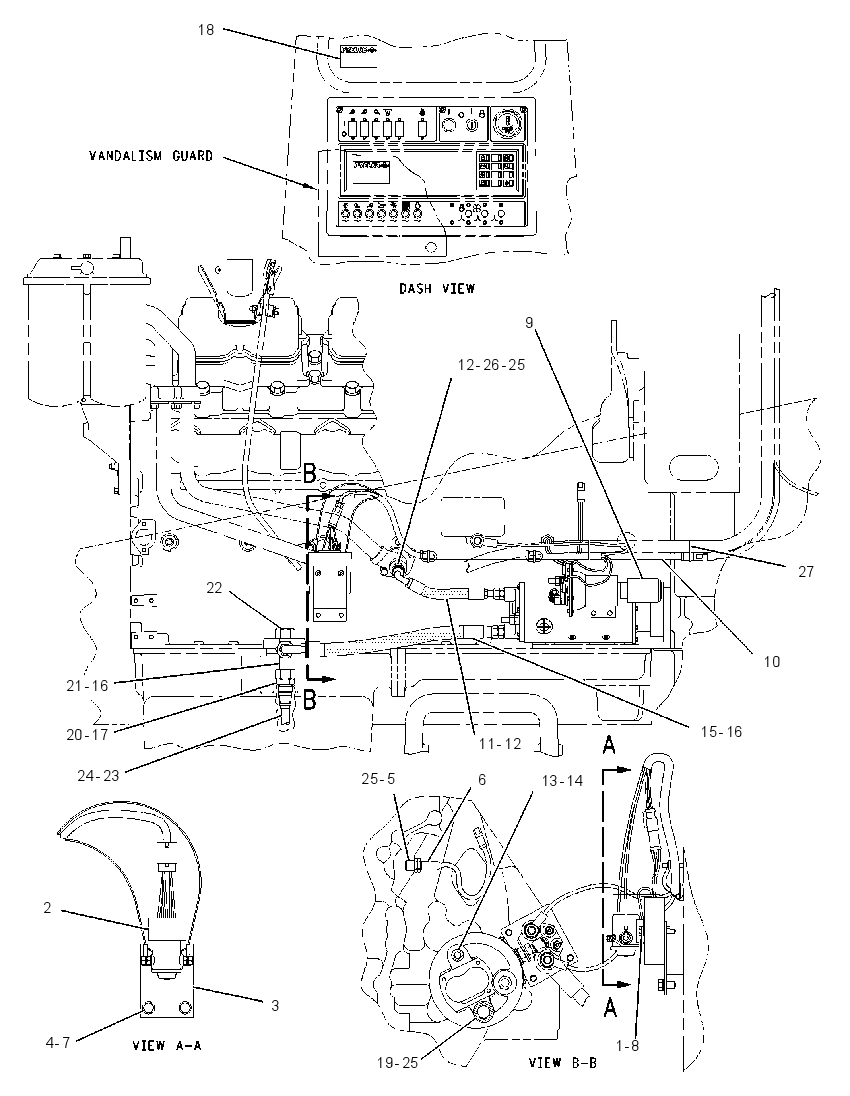 PRELUBRICATION AR-ENGINE 1166769 CAT