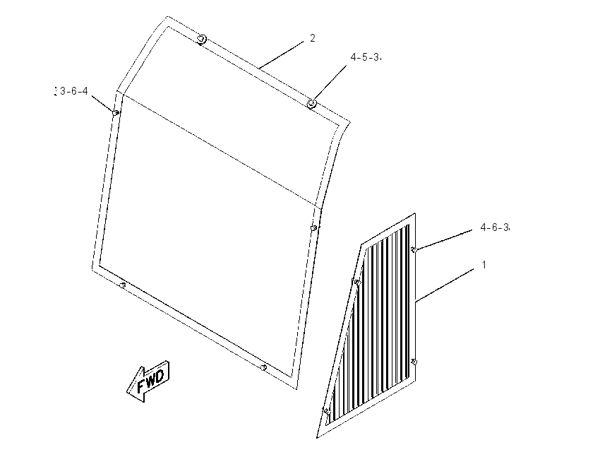SCREEN GP-RADIATOR 1503363 CAT