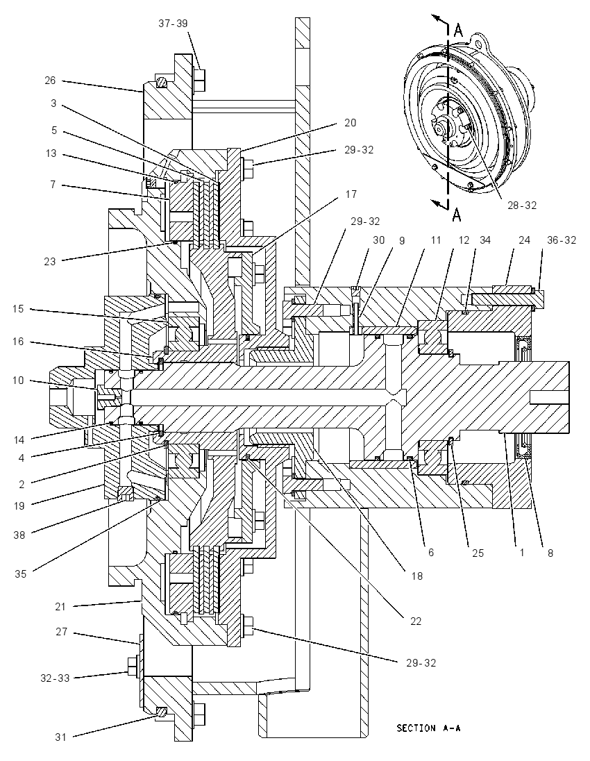 CLUTCH GP-POWER TAKE-OFF 1313725 CAT