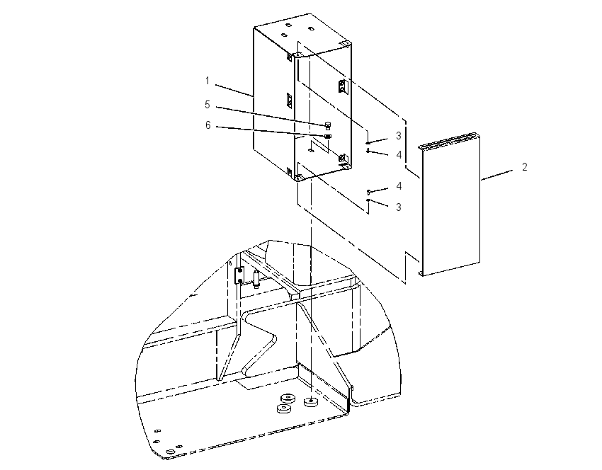 ENCLOSURE GP-REAR 1468545 CAT