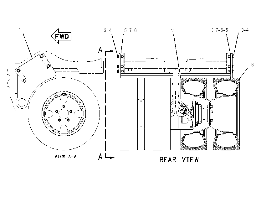 WHEEL GP-REAR 1433194 CAT