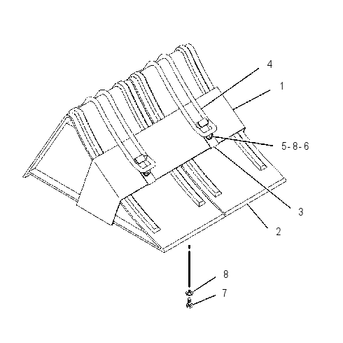 WEDGE GP-WHEEL 1340572 CAT