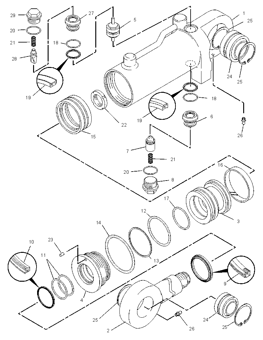 CYLINDER GP-BLADE 1421625 CAT