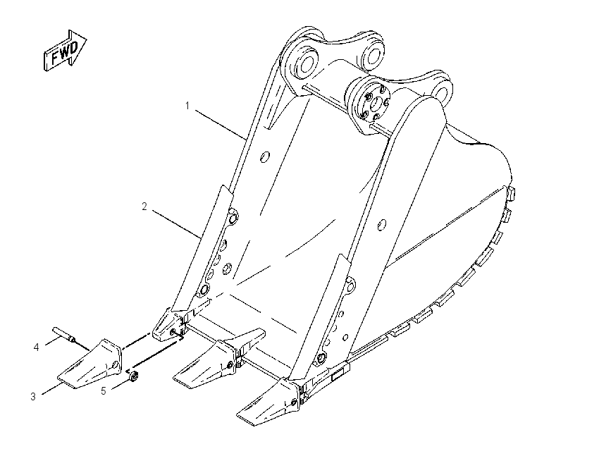 BUCKET AR 1345509 CAT