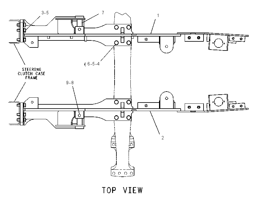 FRAME GP-MAIN 1064734 CAT