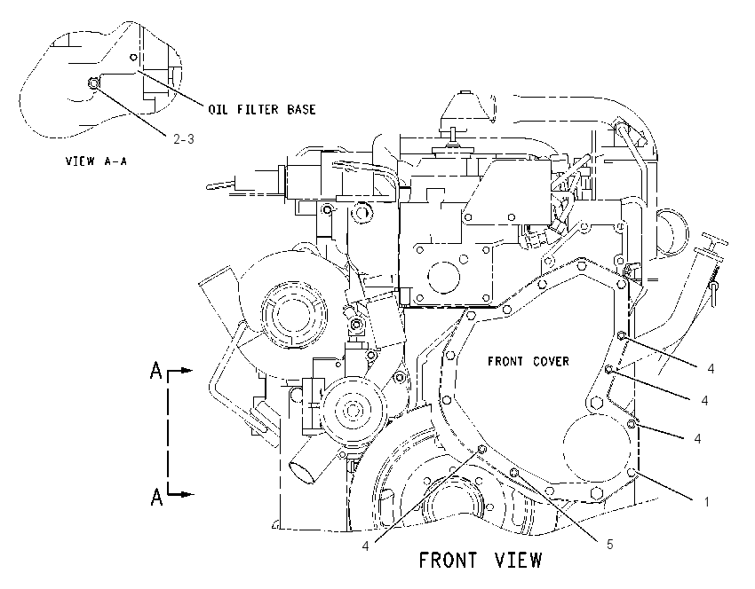 FASTENER GP-FRONT COVER 1368901 CAT