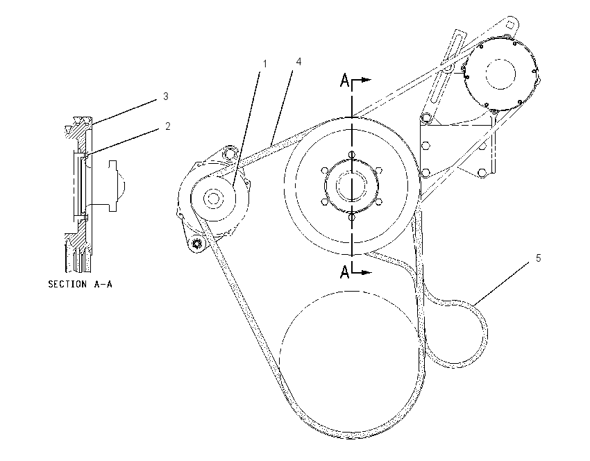 PULLEY GP-FAN & ALT DRIVE 1713461 CAT