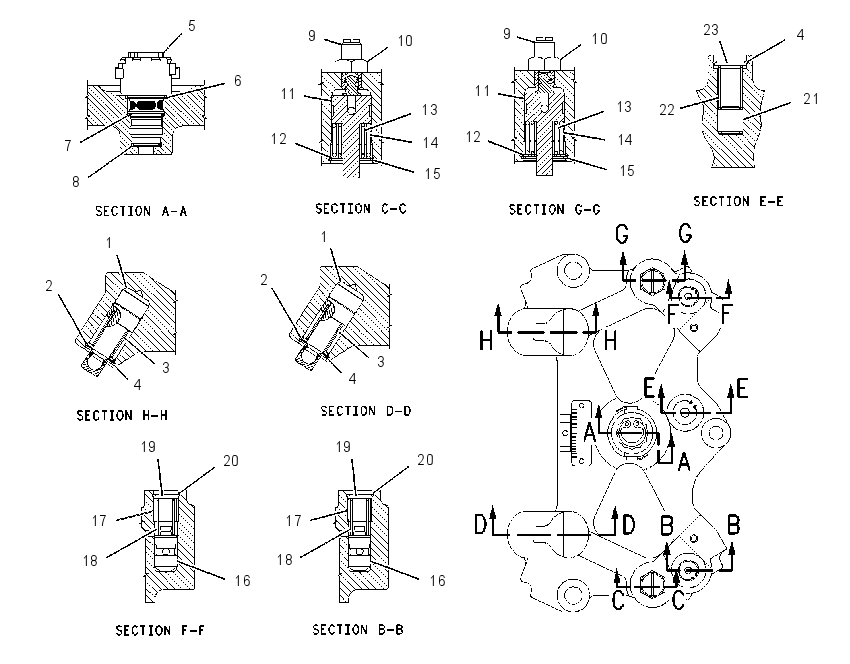 HOUSING GP-ENGINE BRAKE 1260158 CAT