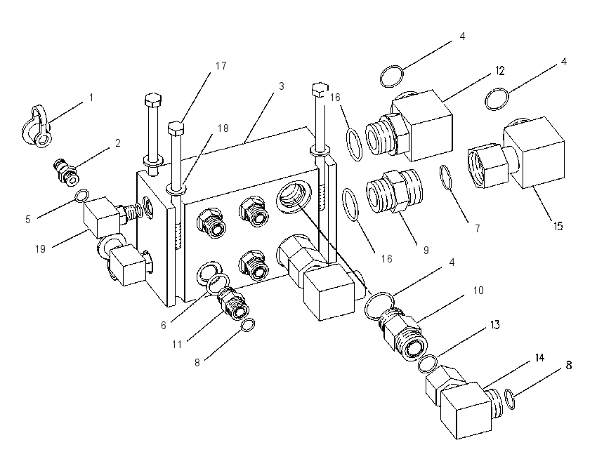 VALVE & MTG GP-MANIFOLD 1447730 CAT