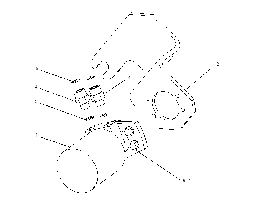 MOTOR & MTG GP-CONVEYOR 1313486 CAT