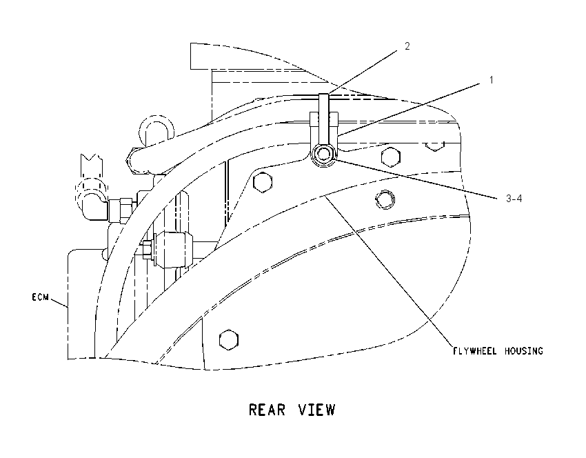 FASTENER GP-FUEL LINES 1418954 CAT