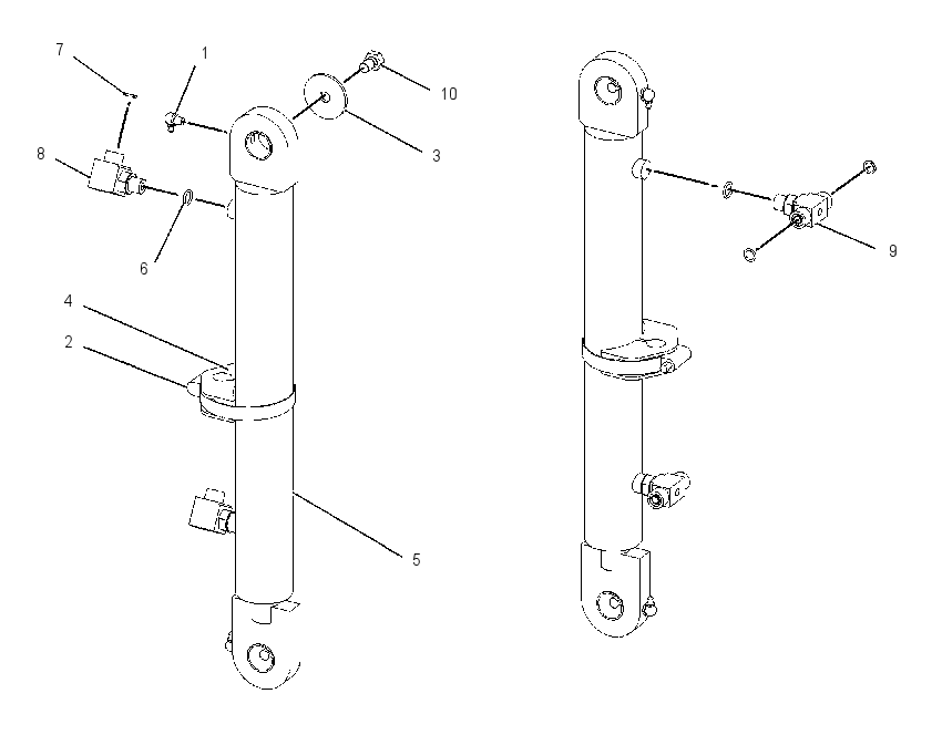CYLINDER & MTG GP-SIDE PLATE 1481468 CAT