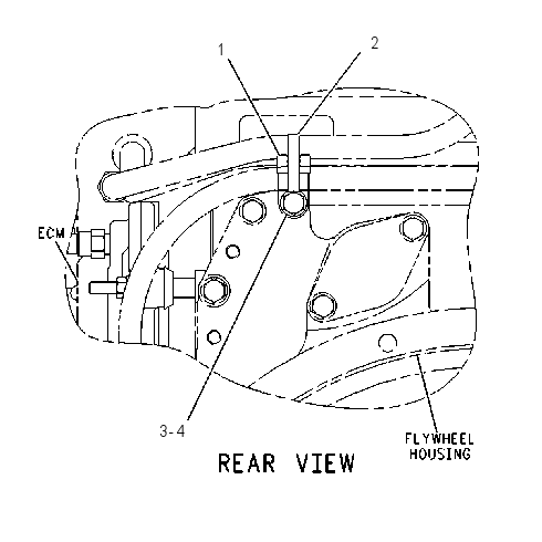 FASTENER GP-FUEL LINES 1418953 CAT
