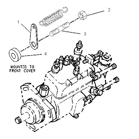 MOUNTING GP-GOVERNOR CONTROL 1466241 CAT