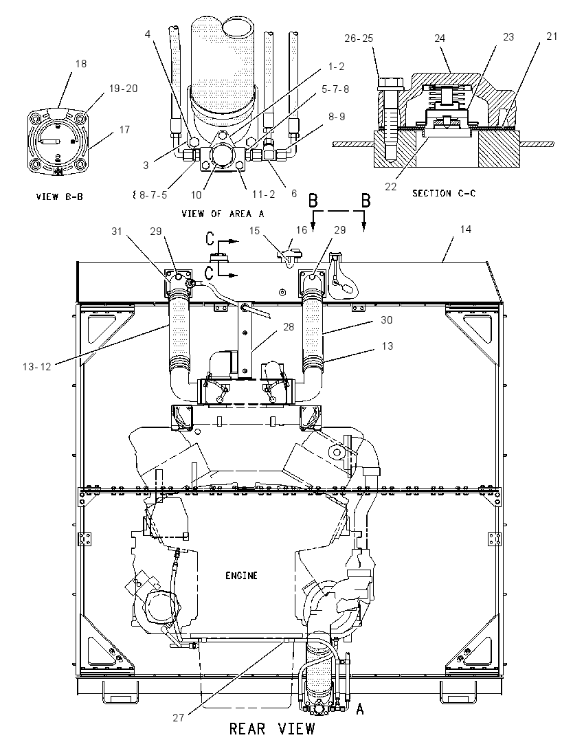 Радиатор 6I7796 CAT