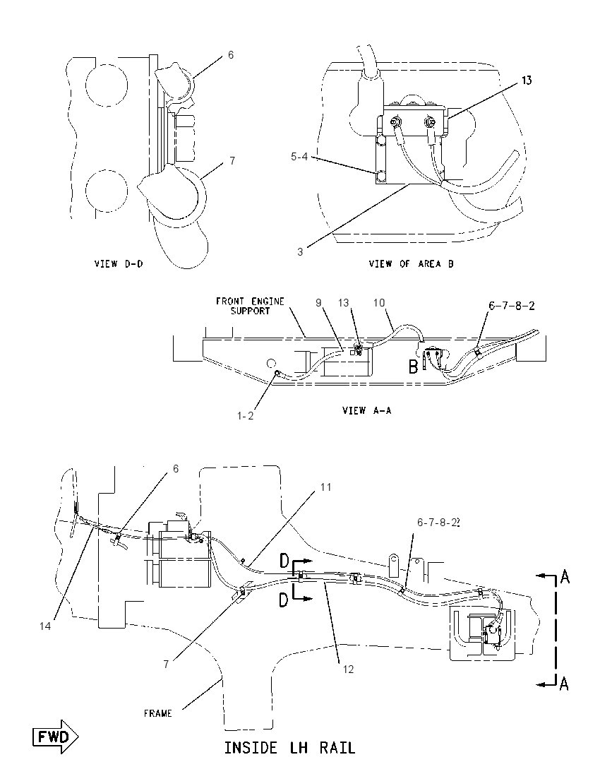 WIRING GP-PRELUBRICATION 1408342 CAT