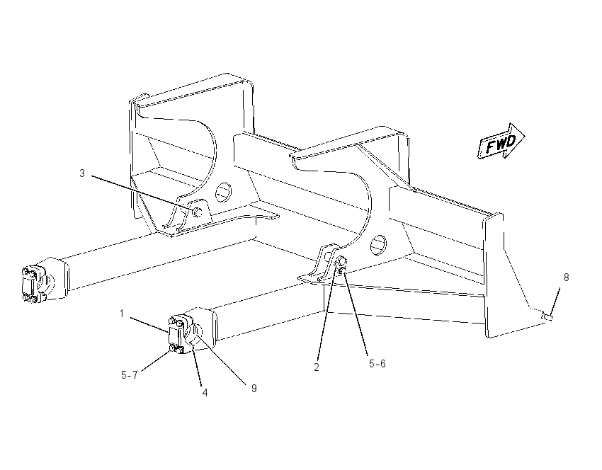 BLADE GP-DECKING 1368050 CAT