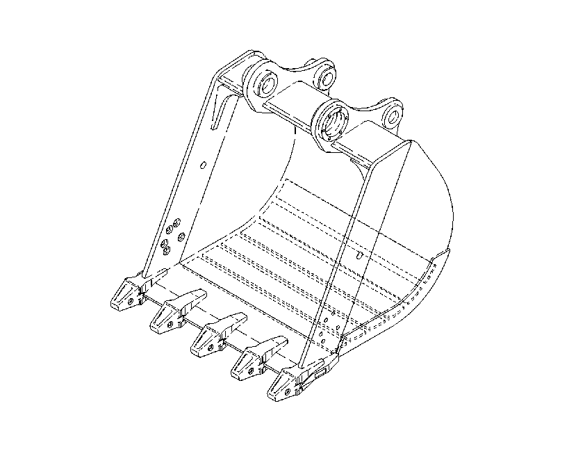 Ковш экскаваторный в сборе 1155546 CAT