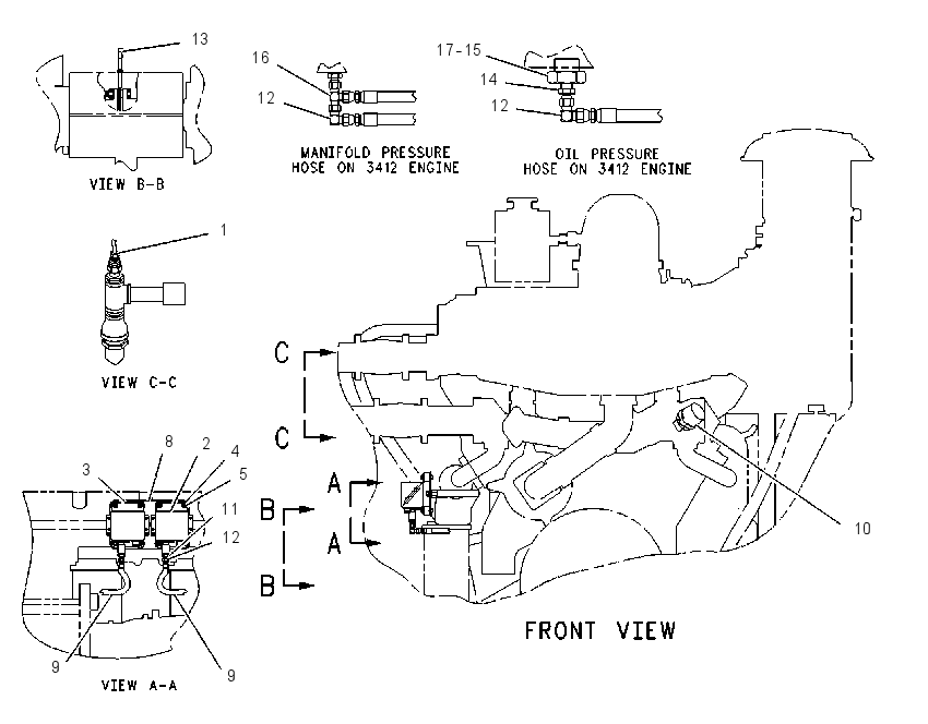 SENSOR GP 1476338 CAT