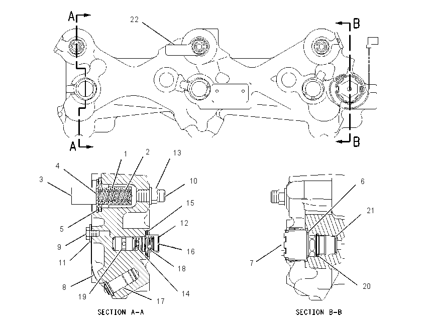 HOUSING GP-ENGINE BRAKE 1236640 CAT