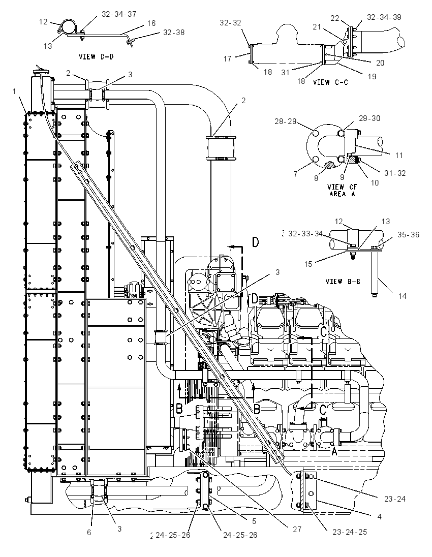 Радиатор 1159428 CAT