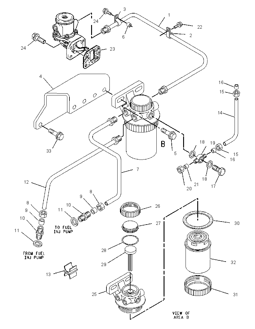 FILTER & MTG GP-FUEL 1475494 CAT
