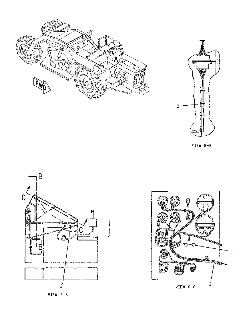 WIRING GP-REAR DRIVE 1391174 CAT
