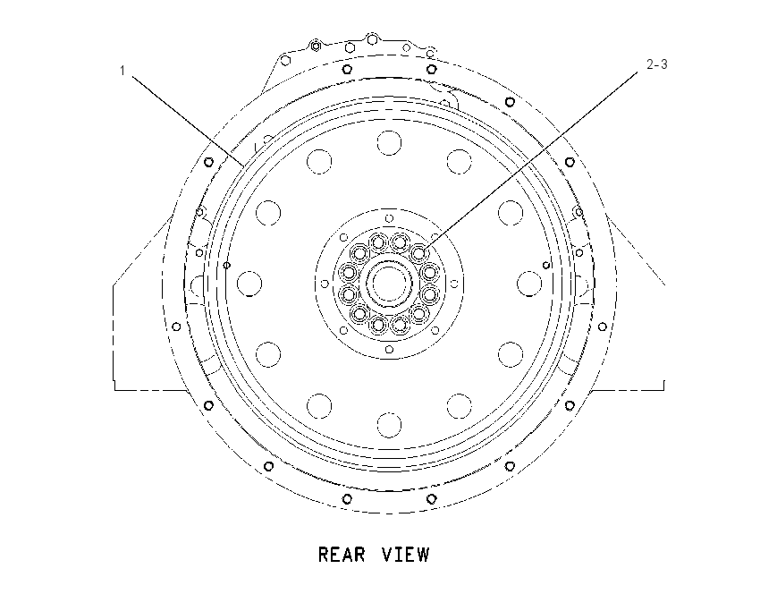 ADAPTER GP-FLYWHEEL 1476650 CAT