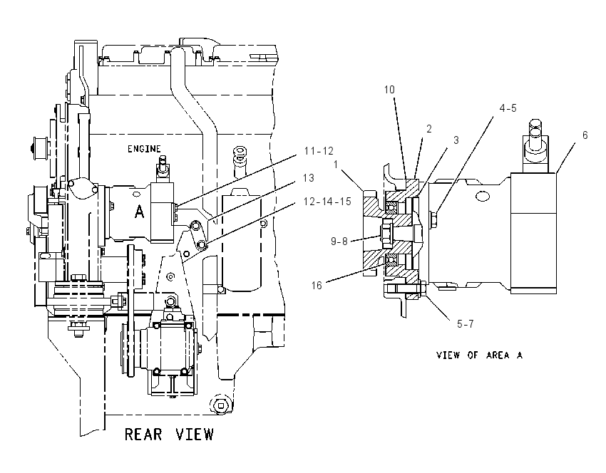 PUMP & MTG GP-HYDRAULIC FAN 1318848 CAT