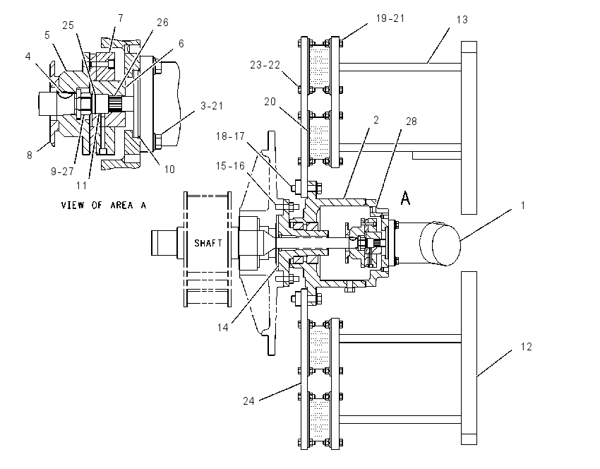 DRIVE GP-SUPPORT & VIBRATORY 1165888 CAT