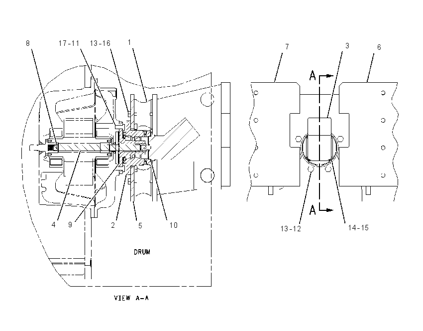 DRIVE GP-SUPPORT & VIBRATORY 1392055 CAT