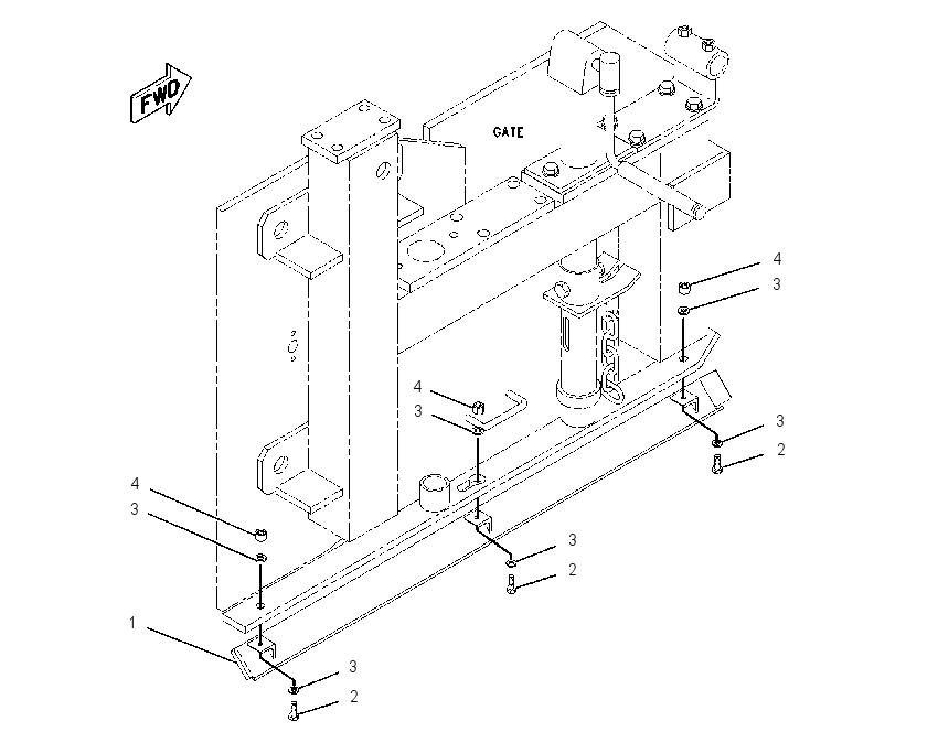PLATE GP-BEVEL END 1342888 CAT