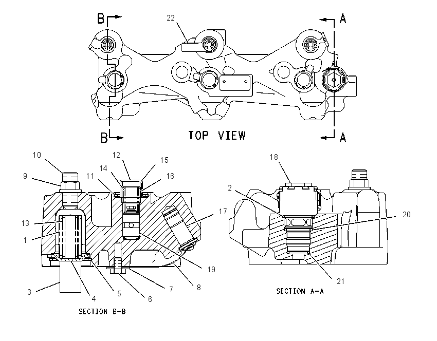 HOUSING GP-ENGINE BRAKE 1436637 CAT